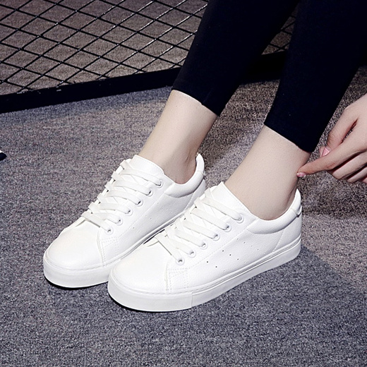 korean fashion white shoes