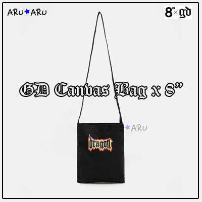 Qoo10 G Dragon キャンバスバッグ 8 Bag Wallet