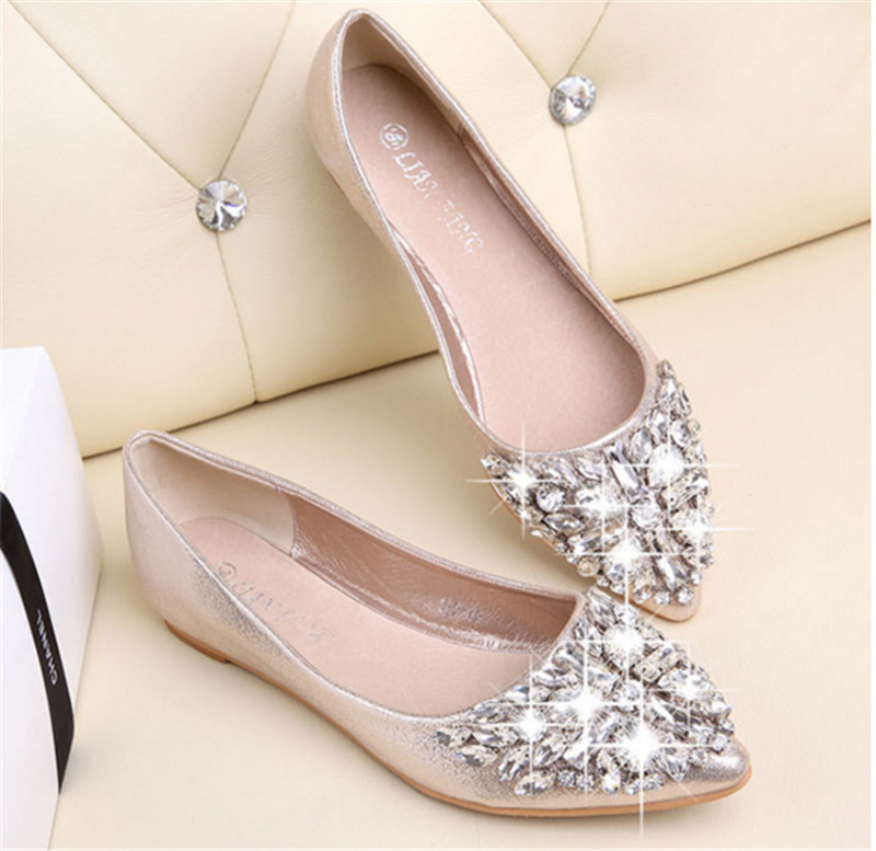 gold rhinestone wedding shoes