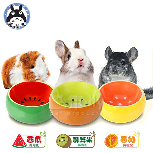 ceramic rabbit food bowl