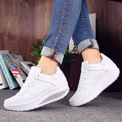 ladies white sneakers