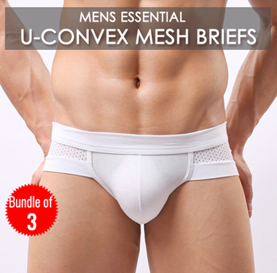Qoo10 - FeelinGirl MensTransprant Sexy Briefs Men Underwear Male