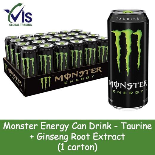 Qoo10 1 Carton 24 Cans Monster Energy Can Drink Taurine Ginseng Root Ex Drinks Sweets