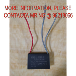 Fielect CBB61 Run Capacitor 450V AC 1.8uF 2 Wires Metallized Polypropylene Film Capacitors for Ceiling Fan 1pcs 