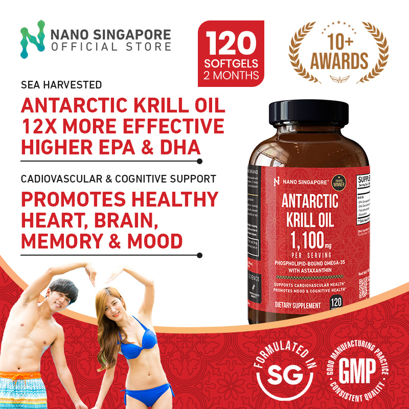 Qoo10 Antarctic Krill Oil Extreme 6 7x more EPA DHA Omega 3