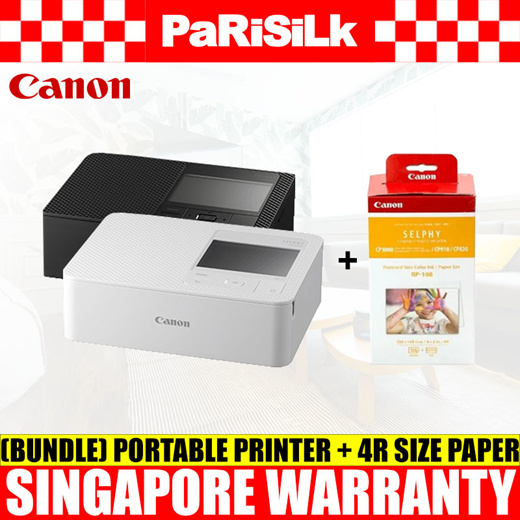 Canon SELPHY CP1500 Compact Photo Printer with RP-108 Ink/Paper Set Bundle  Kit