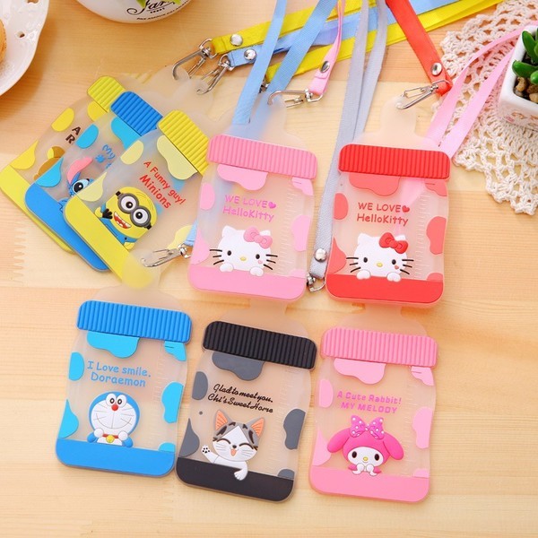 Cartoon Lanyard/ ID Badge/ Card holder/ Goodie Bag/ Children Kids Gift Deals for only S$4 instead of S$4