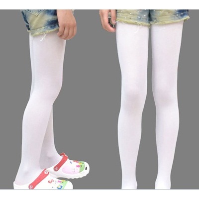 little girls white tights