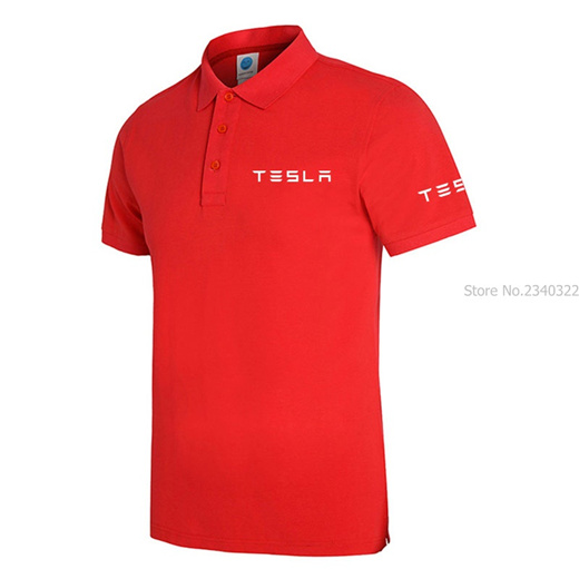 tesla polo shirt