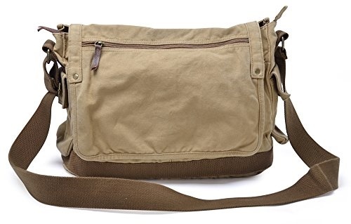 gootium vintage canvas messenger bag