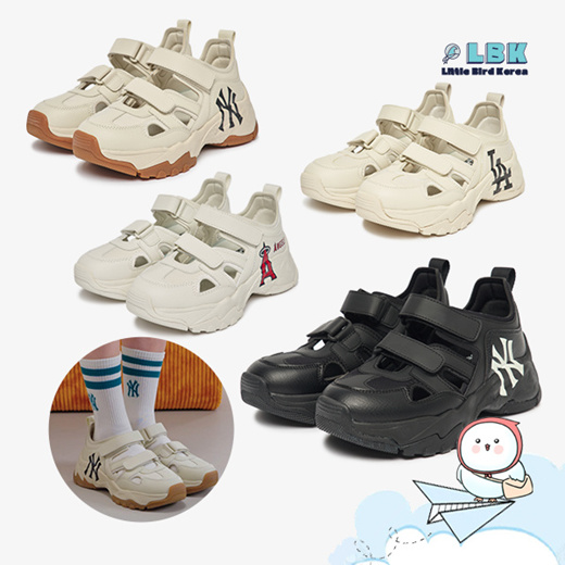 Qoo10 - 【MLB Korea】 Bigball Chunky Mask Sandals NY / LA Ivory 6cm  UP/100%Authe... : Shoes