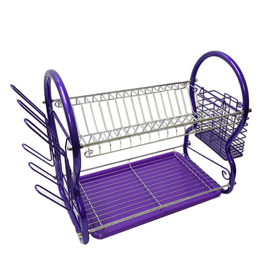 Qoo10 - Orion - Shelves Plates Purple / 2-layer Dish Rack C1303N 16 :  Kitchen