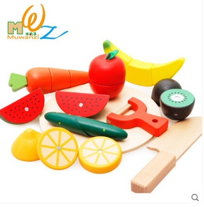 childrens wooden fruit and veg