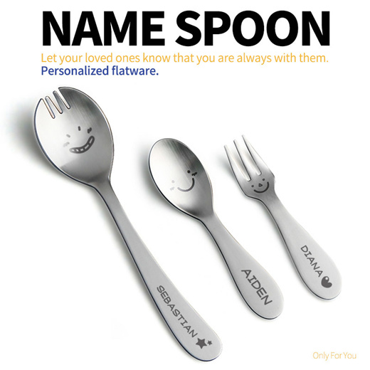 personalized baby silverware