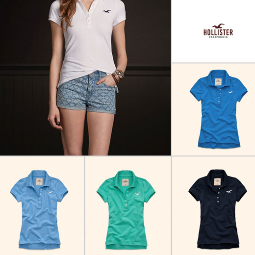 hollister ladies polo shirts