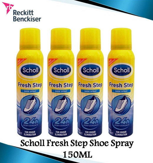 scholl fresh step shoe spray