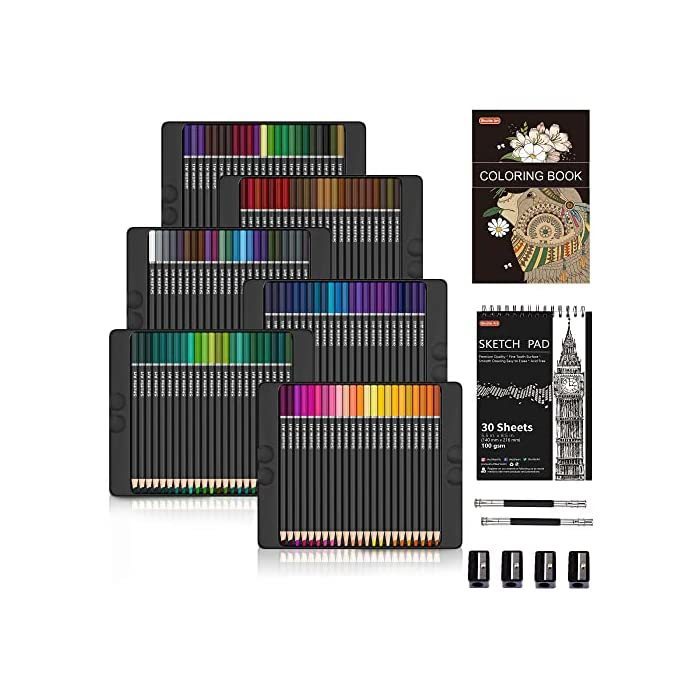 Qoo10 - Shuttle Art Colored Pencils 138 Colors Set Oil-based Colored ...