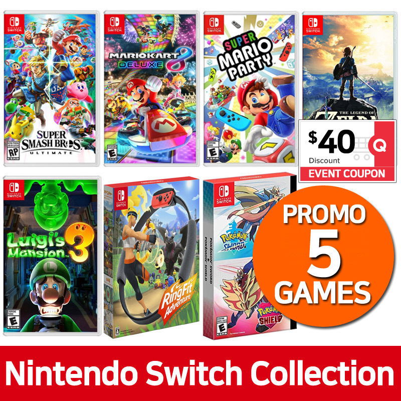 Qoo10 - [5 GAMES] Nintendo Switch BEST 30 GAMES Collection ★ SUPER ...