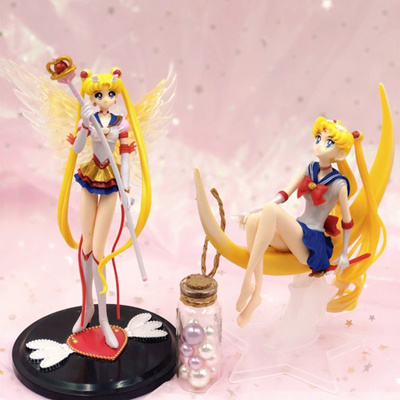 Qoo10 Anime Sailor Moon Tsukino Usagi Pvc Action Figure Wings - usagi roblox