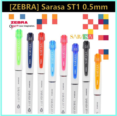 Zebra SARASA Clip 0.4mm Blue Black Gel Pen 10 pcs JJS15-FB Register Shipping