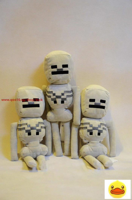 Qoo10 24cm Minecraft Plush Toys Minecraft Skeleton Game Cartoon Plush Toys S Toys