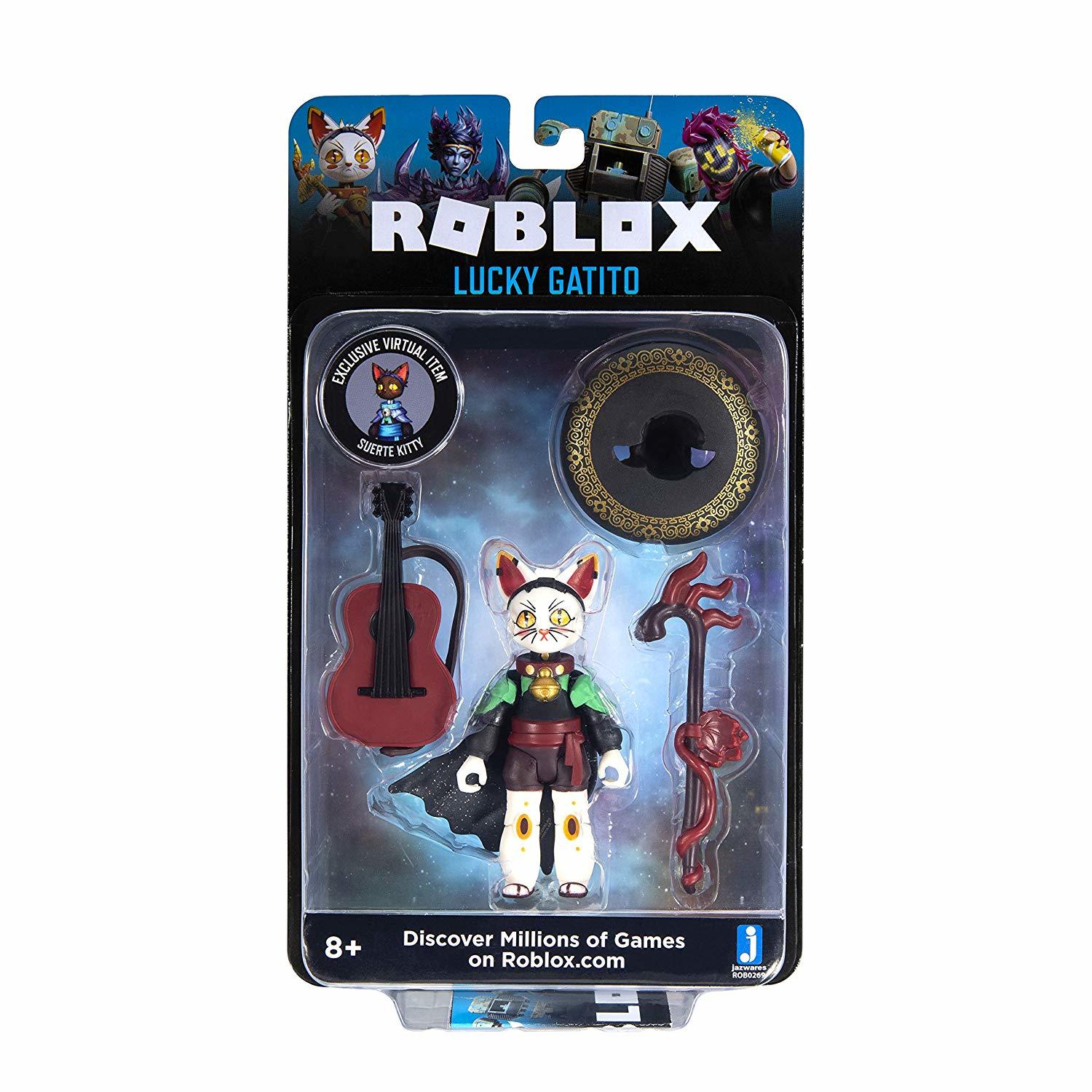 Qoo10 Roblox Imagination Figure Pack Lucky Gatito Toys - roblox man package