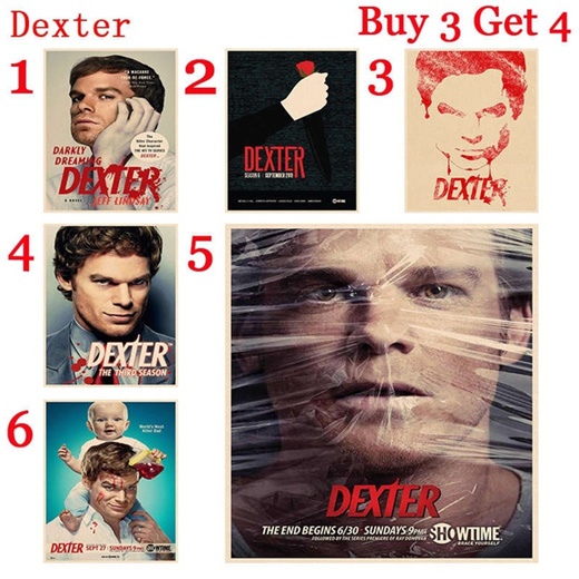 Qoo10 - Movie Poster Dexter Series 1 Retro Poster Kraft Paper Poster ...