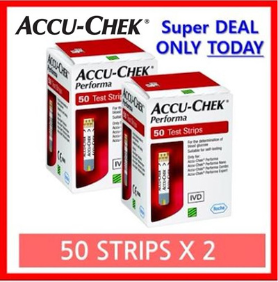 173 blood glucose test Performa Blood Qoo10 CHEK  USAâ˜…ACCU â˜…From Test  Glucose