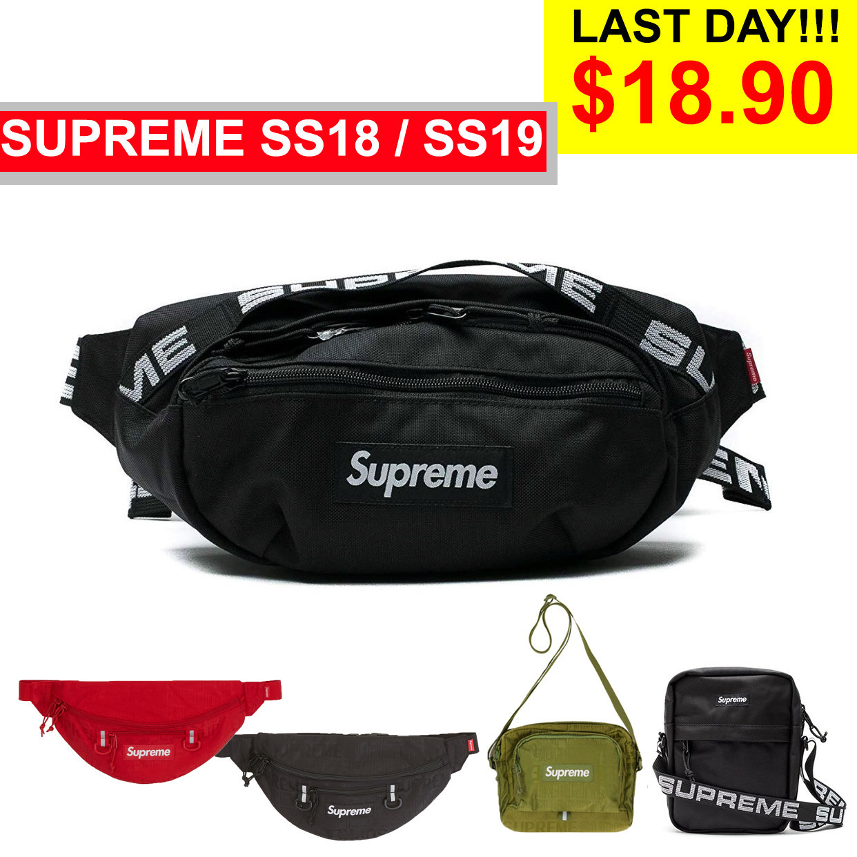 supreme bags for sale