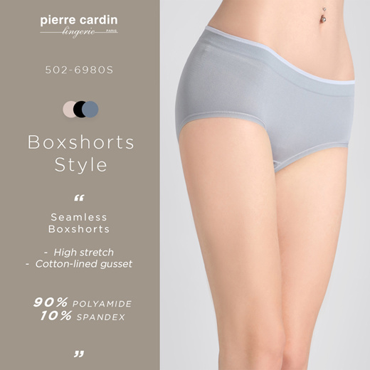 Qoo10 - Pierre Cardin Seamless Boxshorts Panty 502-6980S : Lingerie &  Sleepwear