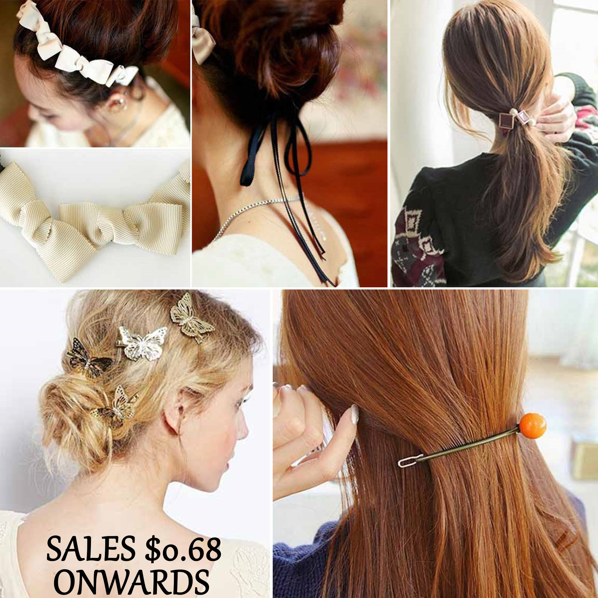 cheap korean hair accessories