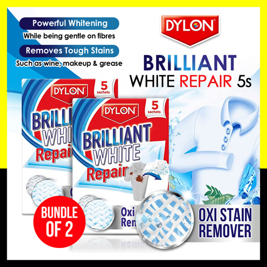 Dylon Brilliant White Black Colour Remover Catcher SOS Stain