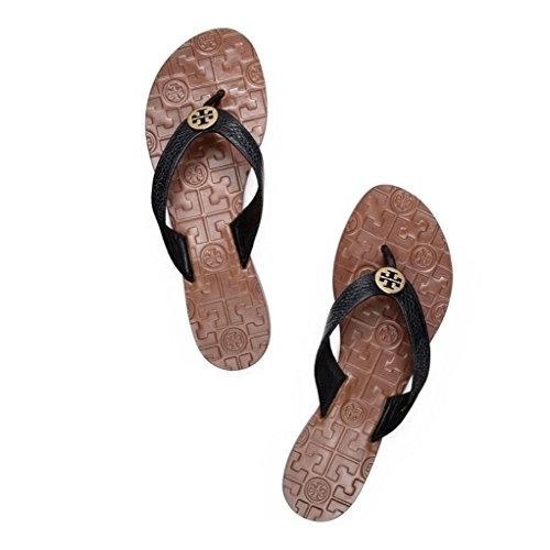 Qoo10 - (Tory)/Women s/Sandals/DIRECT FROM USA/Tory Burch Thora Sandal Black/G...  : Shoes