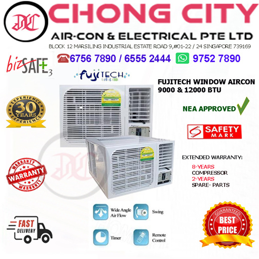 fujitech window aircon