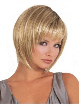 Qoo10 Women Synthetic Wig Capless Short Straight Strawberry