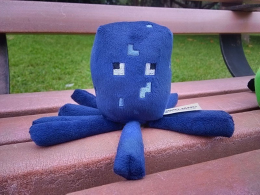 minecraft squid plush toy