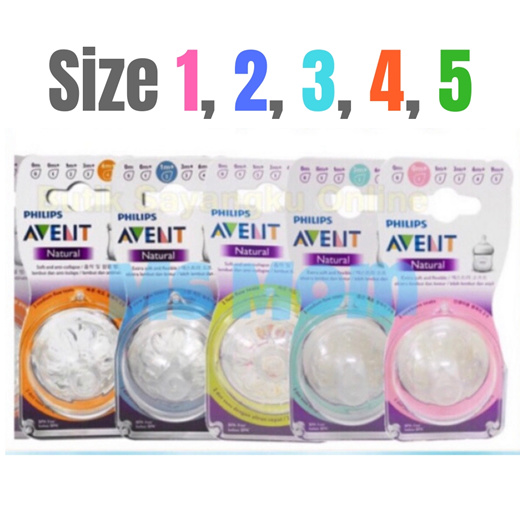 avent teats size 2