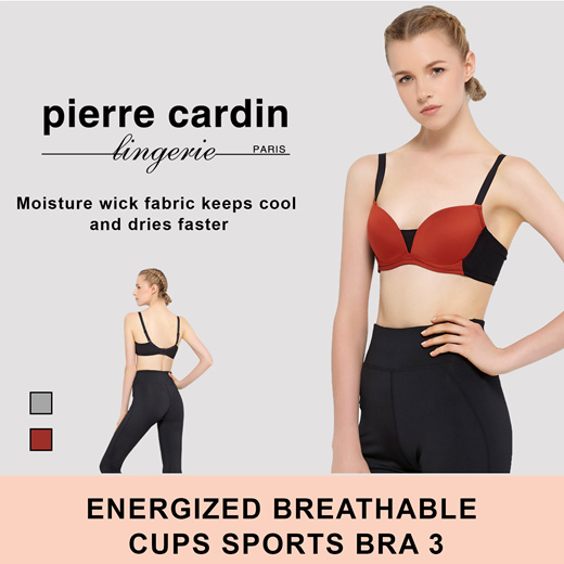 pierre cardin sports bra