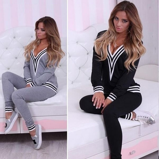 women's fashion tracksuit set