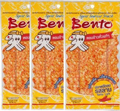 Get Bento Seafood Squid Seafood Snack, Spicy Larb Flavor Delivered