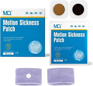 BXQJRJ Motion Sickness Patches, Nausea Patches for Behind India