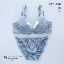 Qoo10 - [LAVORA] 12 Type women BIG-size bra panties set /underwear /Free  shipp : Underwear & Sock