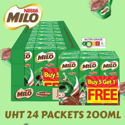 [[Carton Sale]] MILO® UHT Ready To Drink! 24 X 200ml  * Milo 