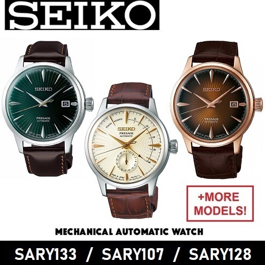 Qoo10 - Seiko SARY133 SARY107 SARY128 SARY145 Automatic Mens Watch  WORLDWIDE W... : Watches