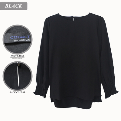 Blouse Cobalt Black