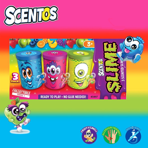 Scentos Scented Slime 10 Pack Slime Tubs