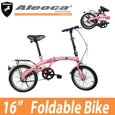 aleoca 16 inch folding bike