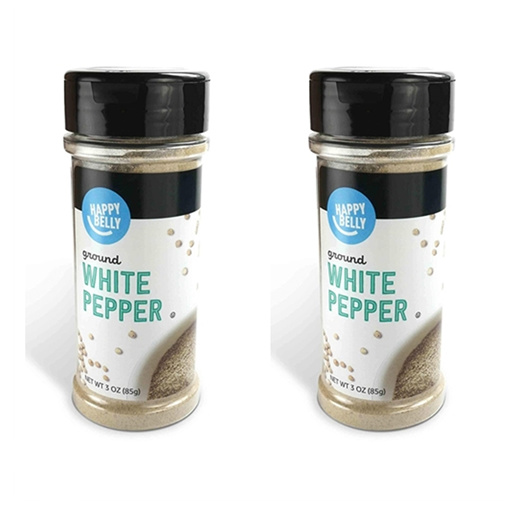 Brand - Happy Belly Black Pepper, Ground, 3 Ounces