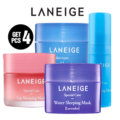 [ GET 4 PCS ] - LANEIGE WATER / LIP / EYE SLEEPING MASK Deals for only Rp125.000 instead of Rp140.449