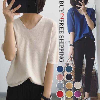 Womens Sweater springtime wear Spring wear knitting BUY 2 FREE SHIPPING Deals for only S$29.9 instead of S$29.9